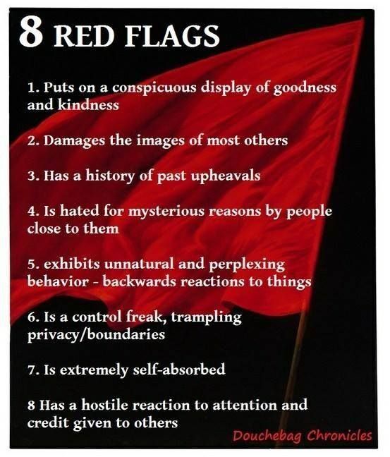 dating a narcissistic red flags